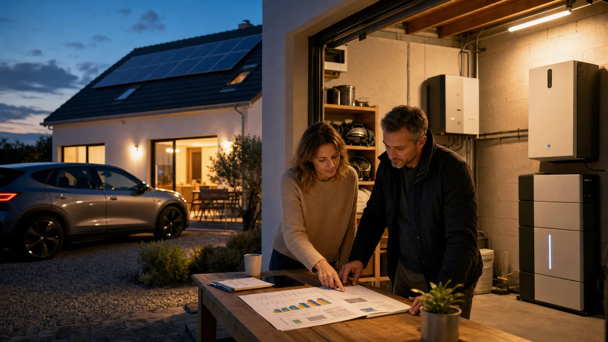 Cas pratique : répartir le stockage énergie résidentiel entre soirée, secours et recharge du lendemain