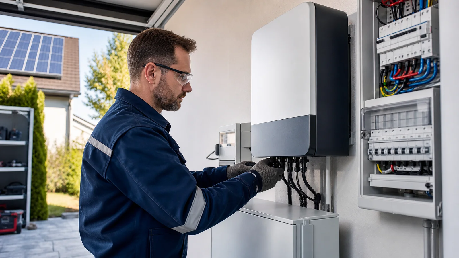 Onduleur hybride 6kw prix installation protections consuel