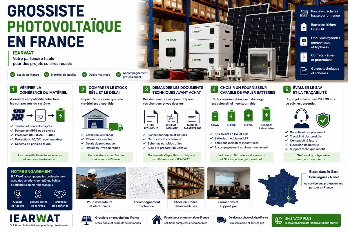 Grossiste photovoltaique France : comment choisir son fournisseur solaire