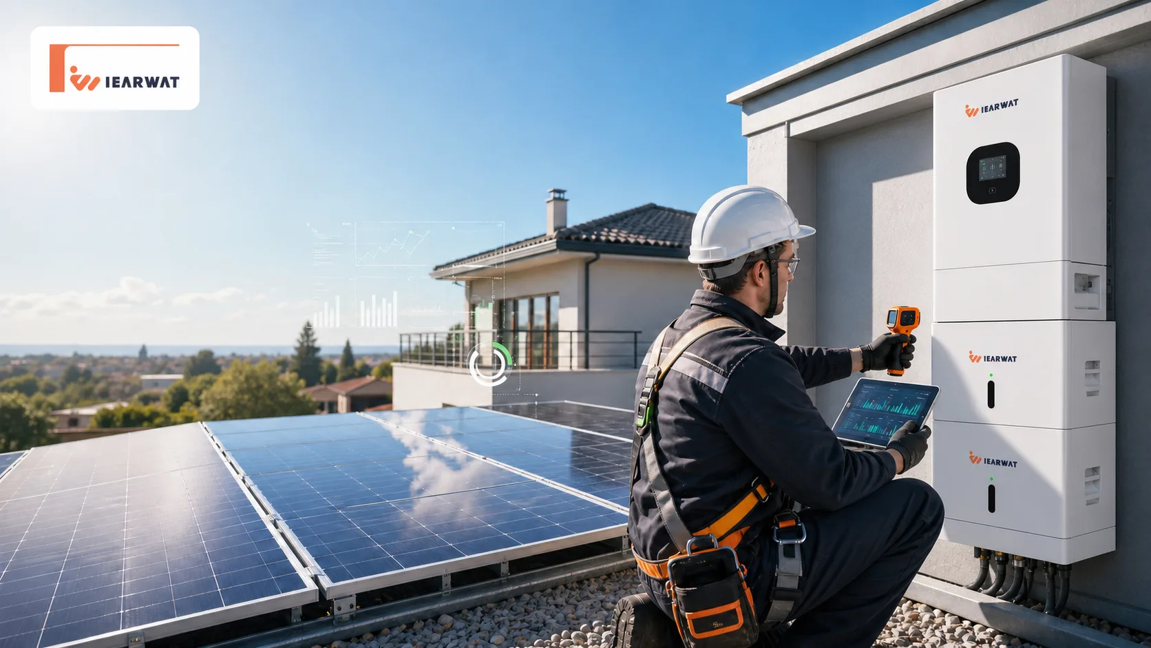 Maintenance panneaux solaires et batteries pour un rendement optimal
