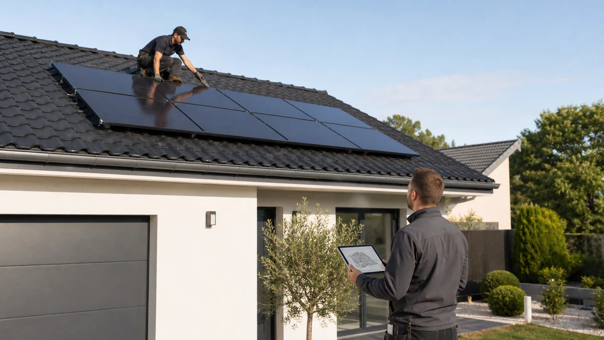 Panneau solaire 500W : surface de toiture, poids et nombre de modules pour viser 3 à 9 kWc
