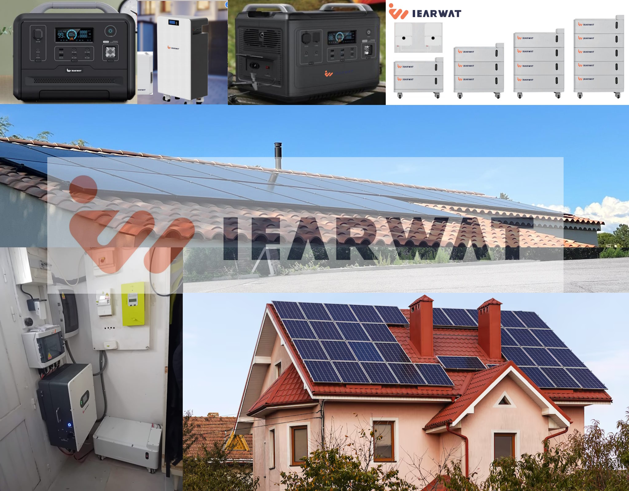 Kit solaire 6 kW IEARWAT avec batterie