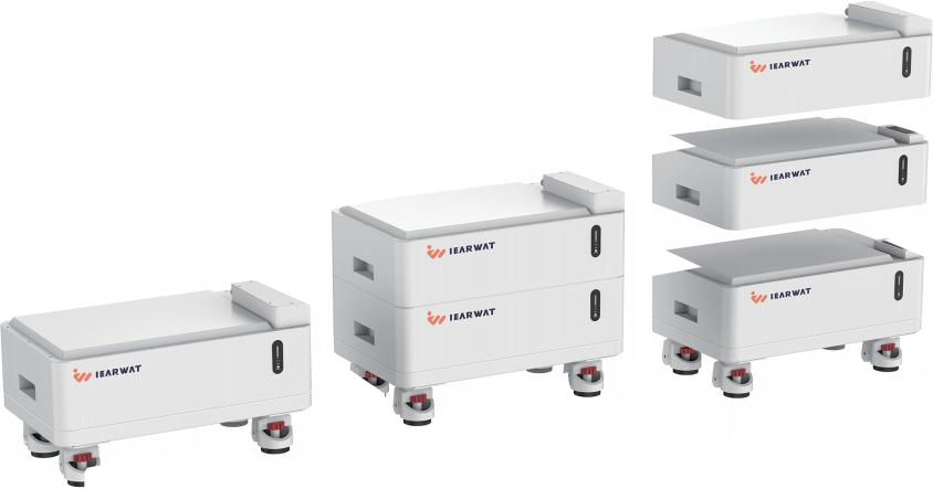 Modules batterie solaire 5 kWh empilables IEARWAT pour stockage photovoltaïque